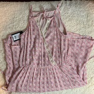 Art Class Pink Geo/Mosaic Dress